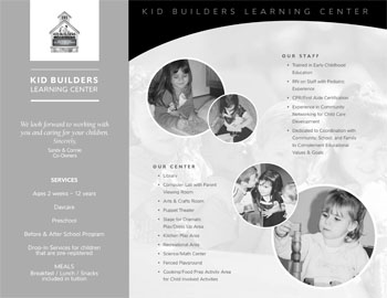 Kid Builders Brochure
